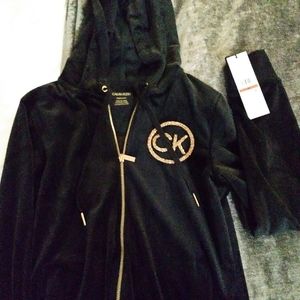 Calvin Klein zip up sweatshirt